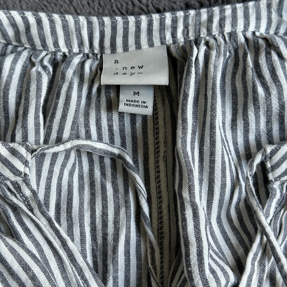 A New Day Monochrome Striped Top and pants set